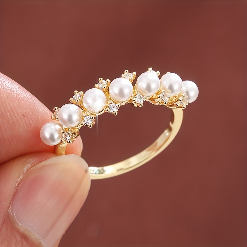 Geometric Zirconia Women's Ring